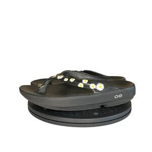 ***SOLD*** OOFOS Womens Soft OOlala Recovery Sandals Slides Size 8 Black